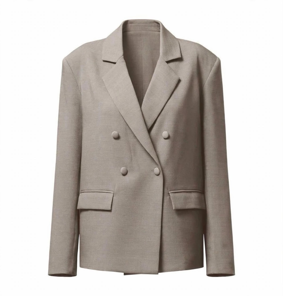 Blazer cruzada hombreras